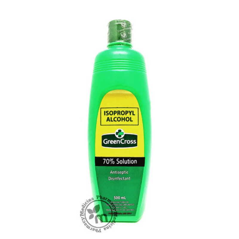 green cross 70% isopropyl alcohol 500ml green cross 70% isopropyl alcohol 500ml