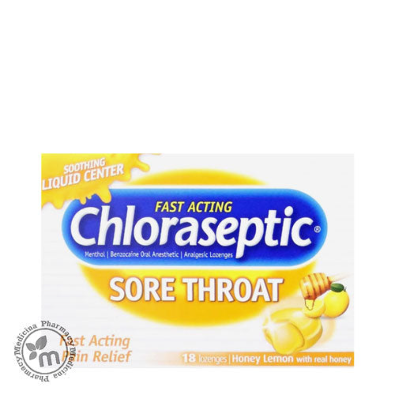 chloraseptic lozenges honey/lemon new