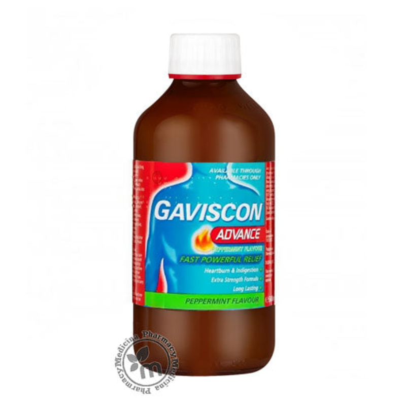 GAVISCON ADVANCE PEPPERMINT LIQUID 300ML GAVISCON ADVANCE PEPPERMINT LIQUID 300ML