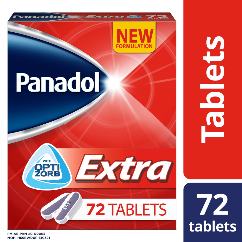 PANADOL EXTRA OPTIZORB TAB 72S