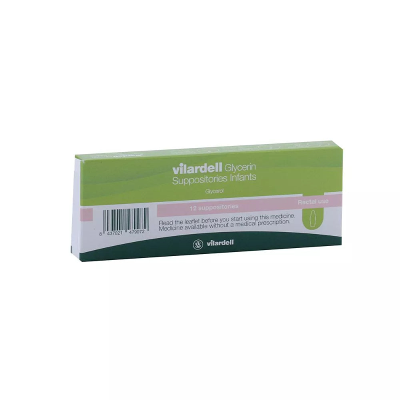 VILARDELL GLYCERIN SUPPOSITORIES INFANT 12'S VILARDELL GLYCERIN SUPPOSITORIES INFANT 12'S