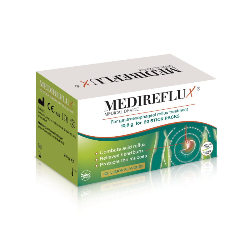 MEDIREFLUX LIQUID ICE LEMON 10.8G 20'S