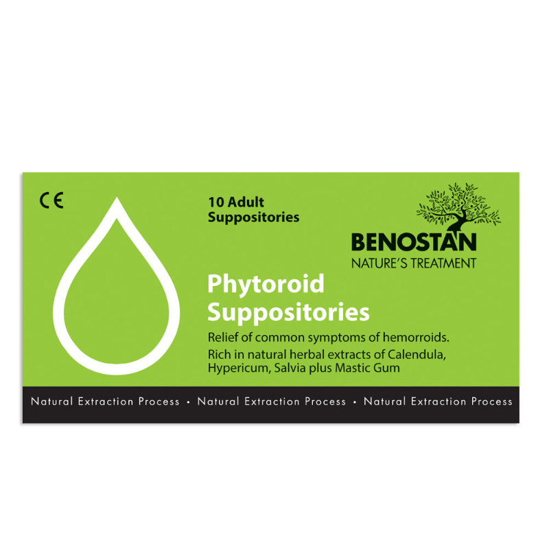 BENOSTAN PHYTOROID SUPPOSITORY ADULT 10'S