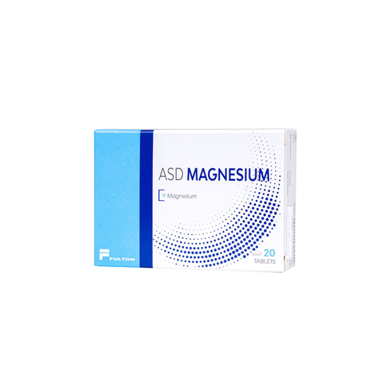 asd magnesium 400mg tab 20's asd magnesium 400mg tab 20's