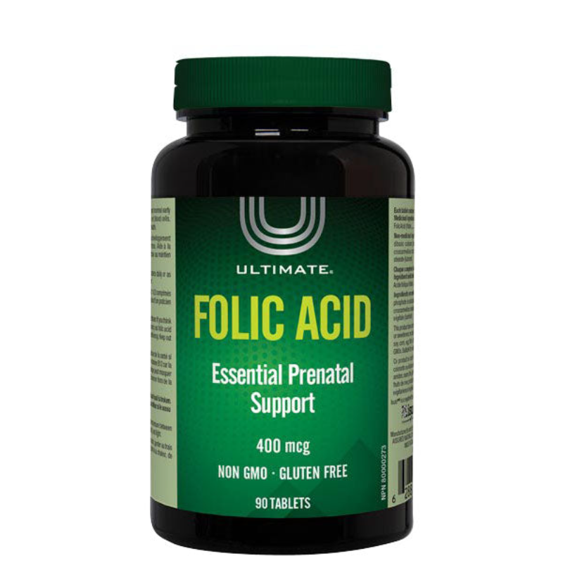 ult folic acid 400mg tab 90's