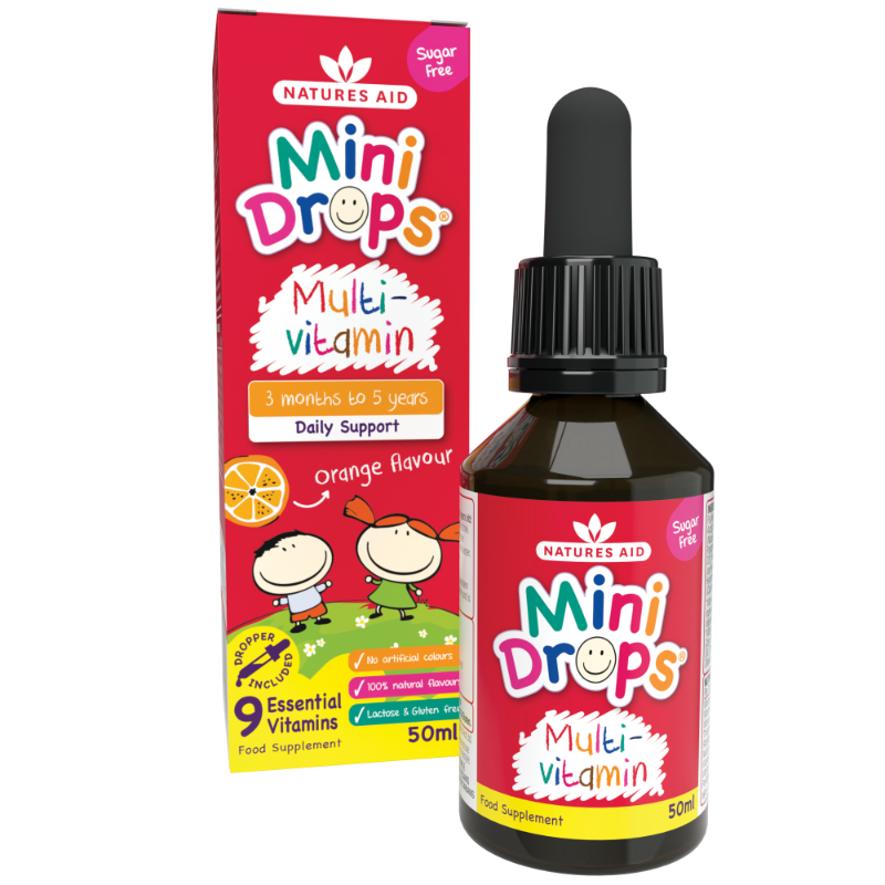 natures aid mini drops multivitamin 50ml