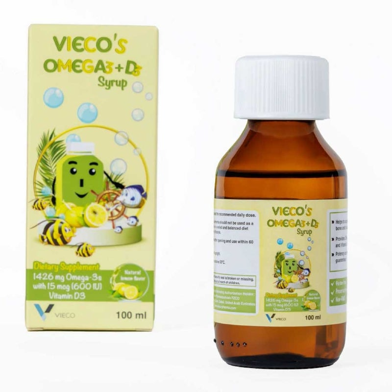 vieco omega3+d3 syrup 100ml