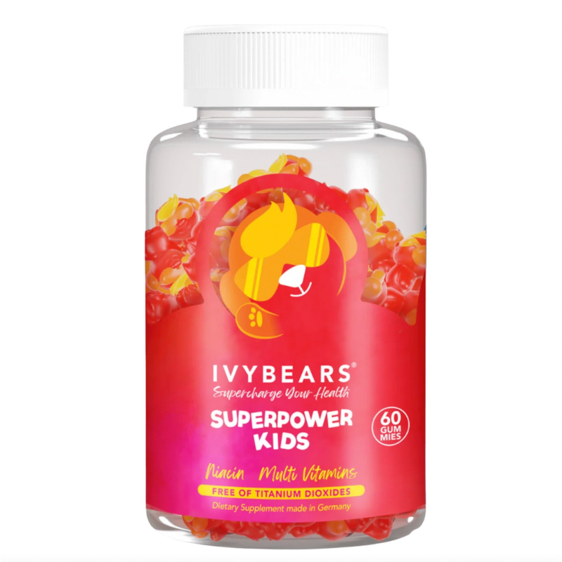 ivybears superpower kids gummies 60s