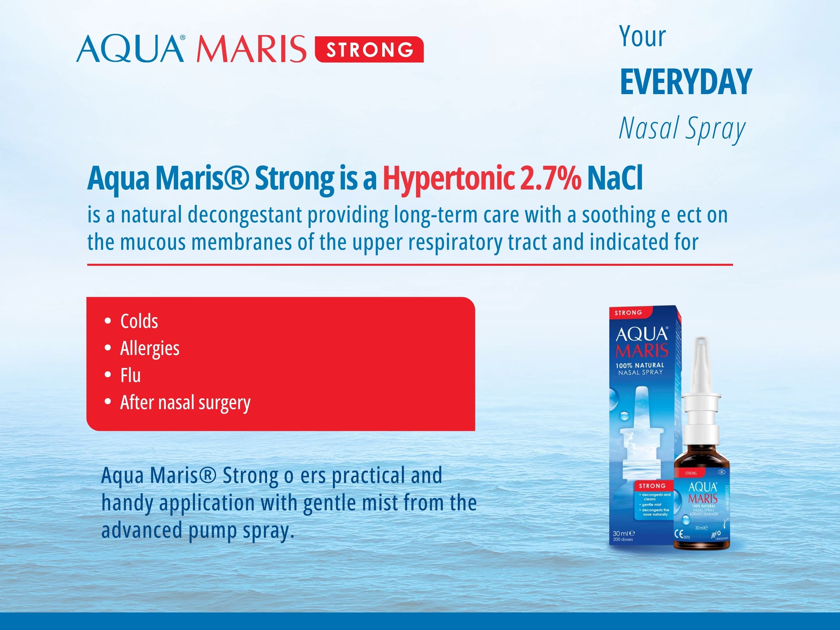 aqua maris strong nasal spray 30ml
