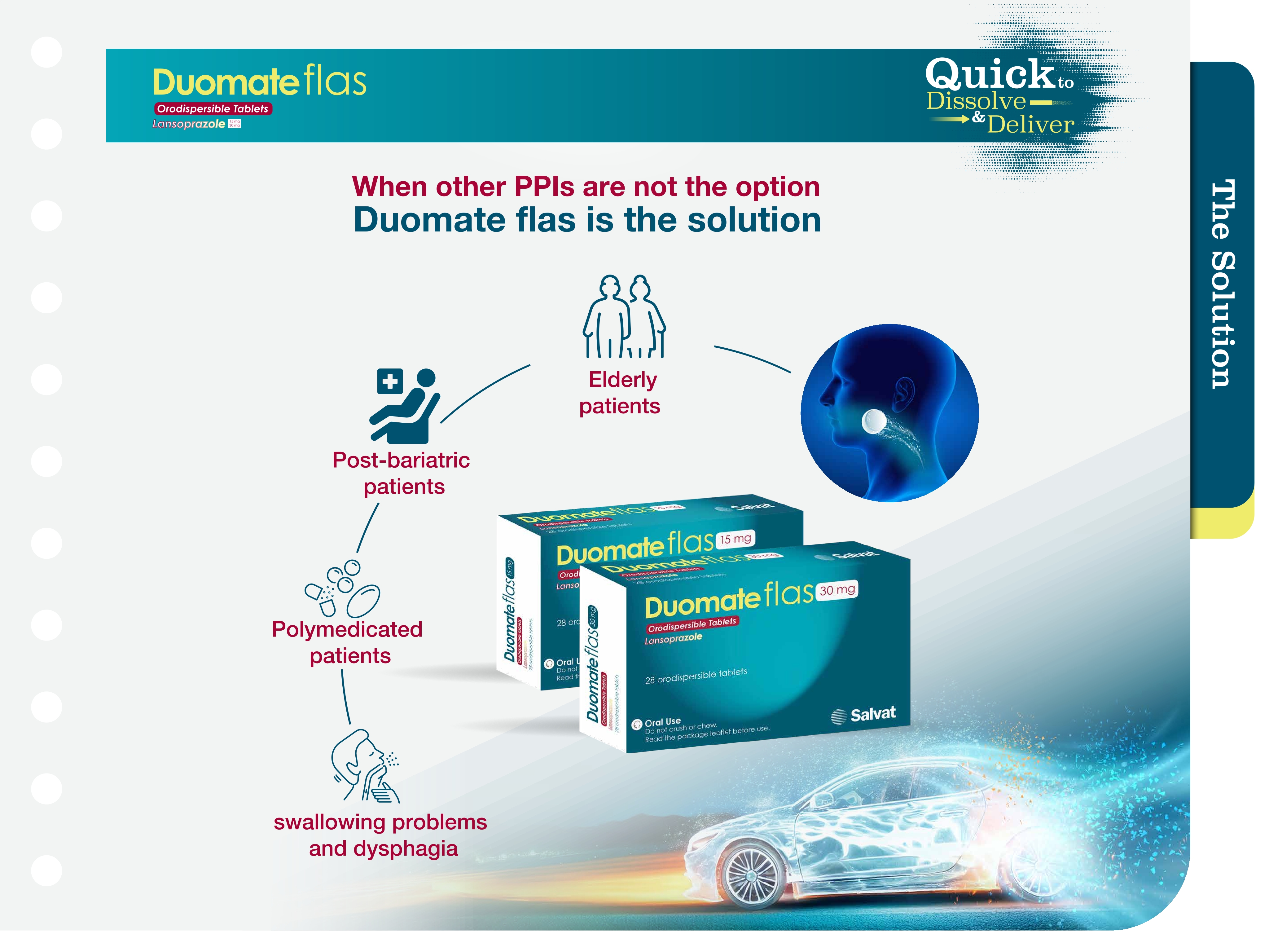 DUOMATE FLAS 30MG ODT TAB 28S