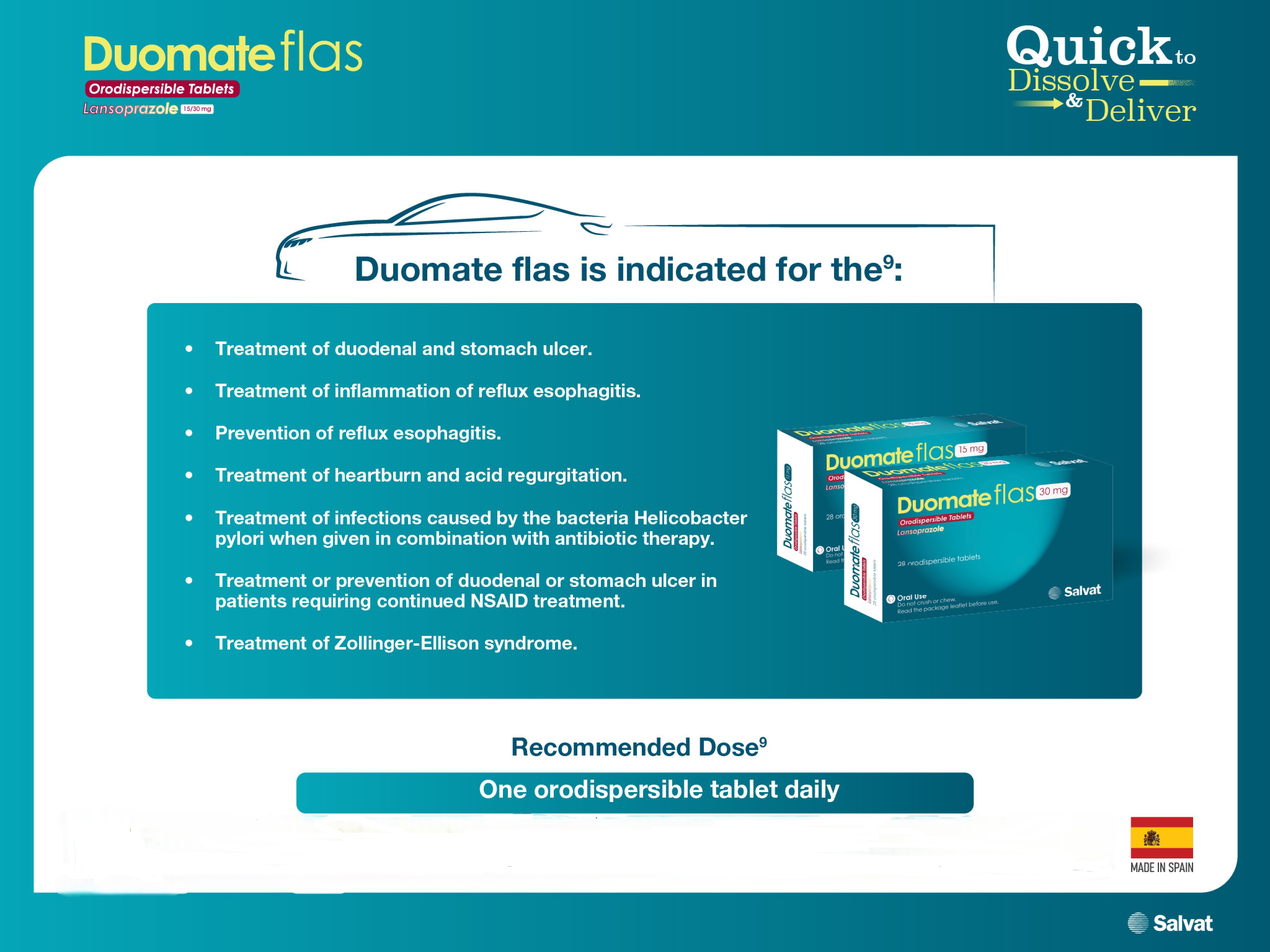 DUOMATE FLAS 30MG ODT TAB 28S