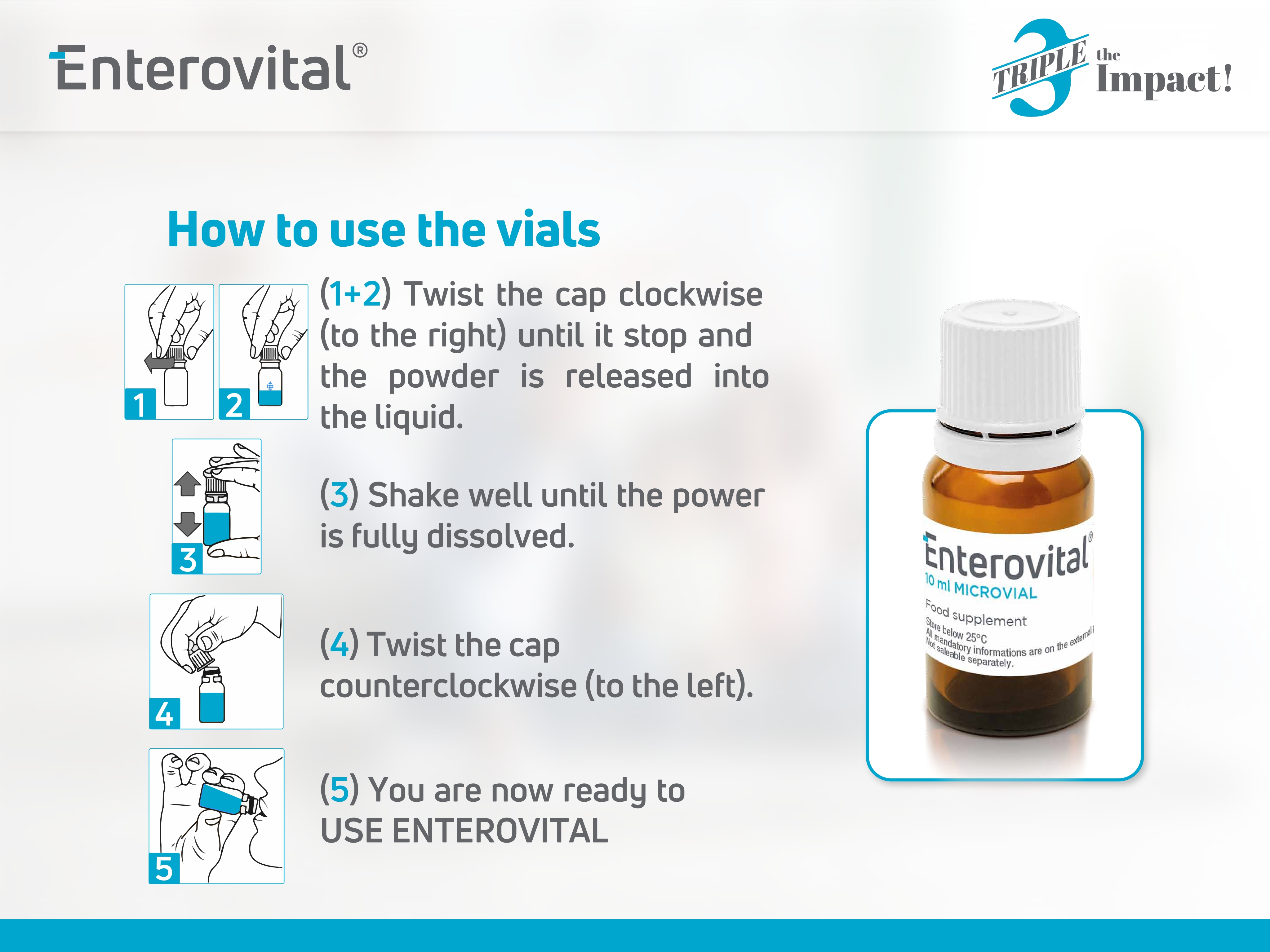 انتروفيتال ميكرو فيال 10 مللي 8 حبات