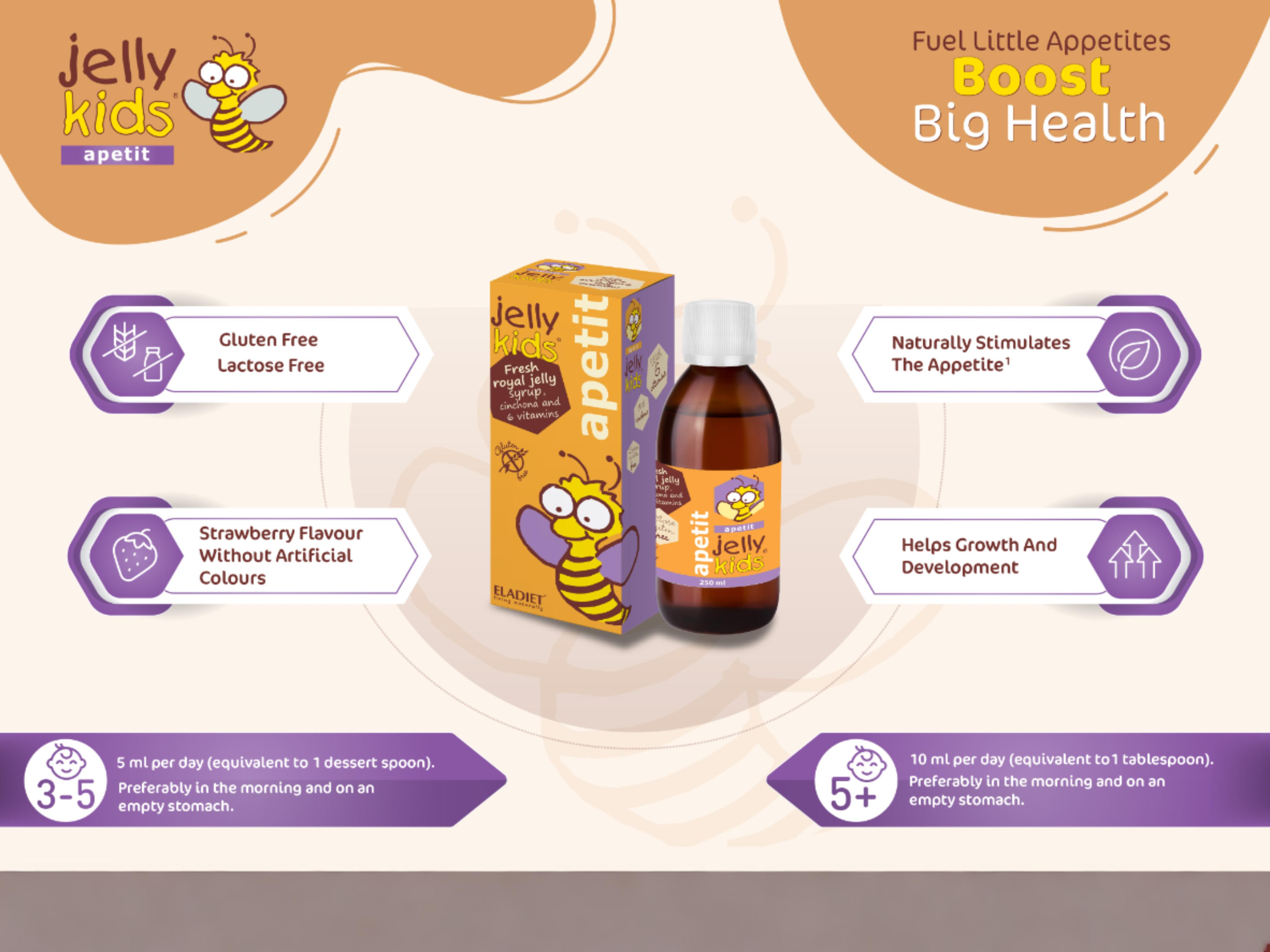jellykids apetit strawberry 250ml