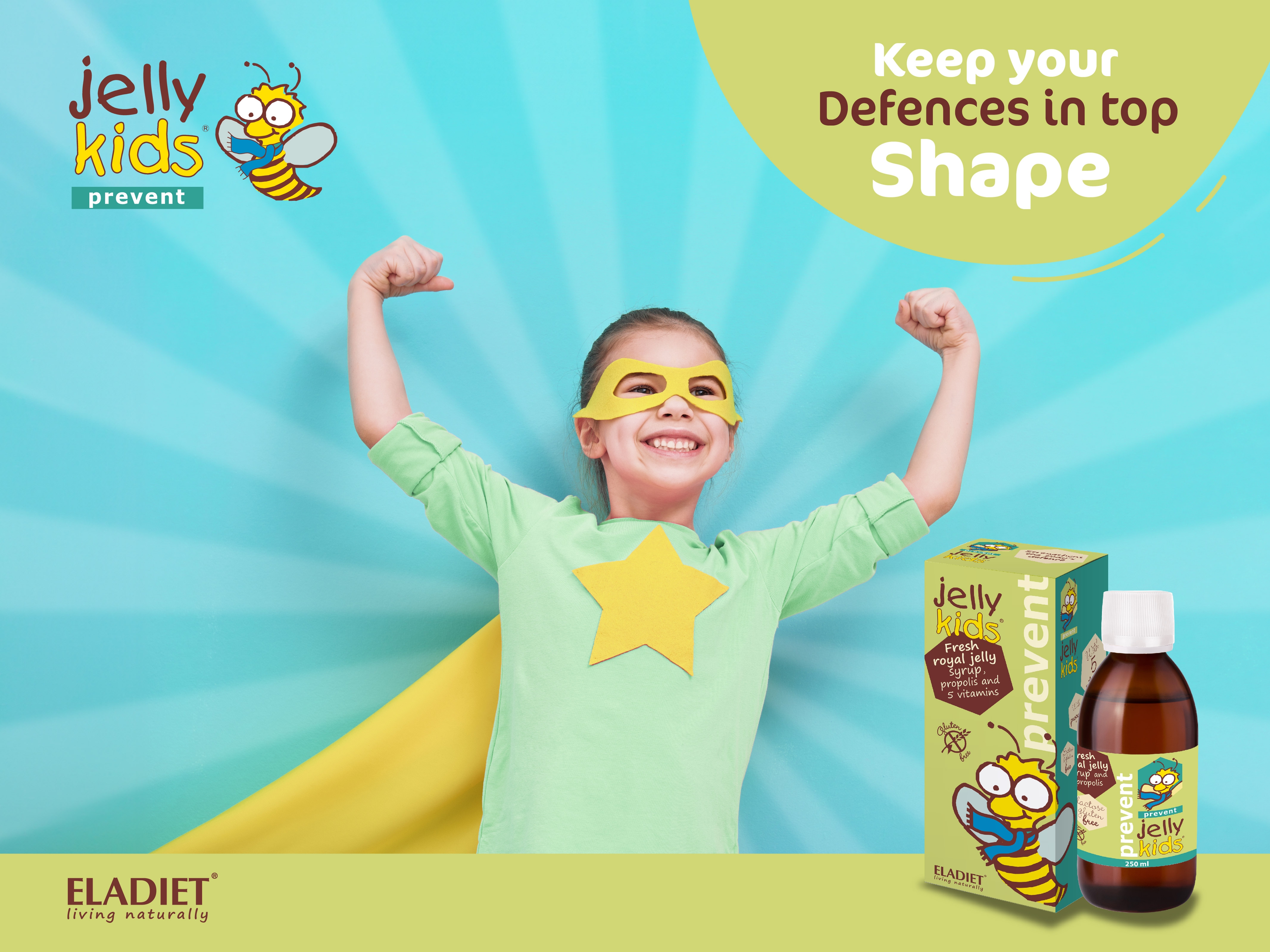 jellykids prevent strawberry 250ml