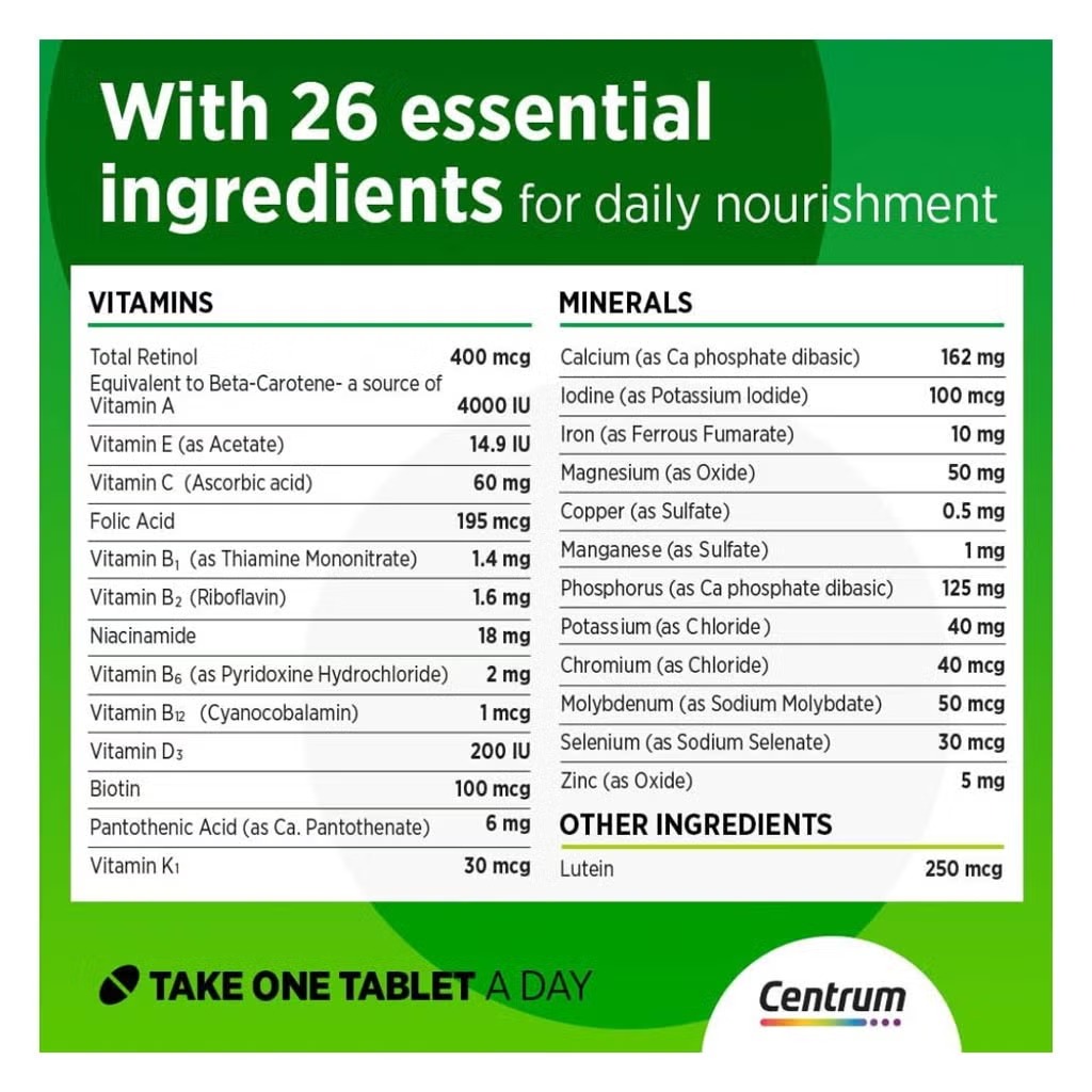 Centrum Adults Tab 30S Centrum Adults Tab 30S